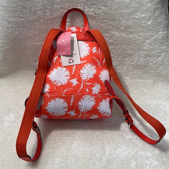 HP ππ NWT Kate Spade Karissa Wild Blossom Backpack - Picture 6 of 10